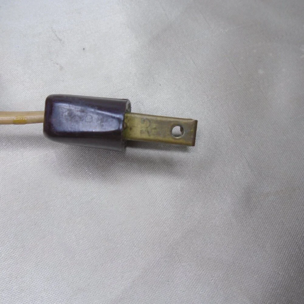 Small Vintage Lamp Glazed Ceramic Light 40s 1940s Retro Lighting - Picture 7 of 15